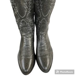 Dan Post Men’s Cowboy Boots Gray Leather